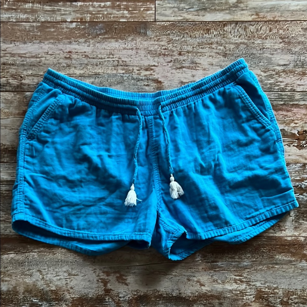Old Navy Blue Athletic Shorts with Elastic Waistband